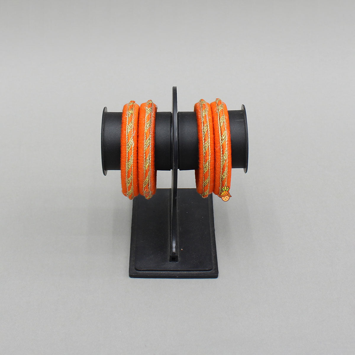 Beautiful Orange Thread Bangles