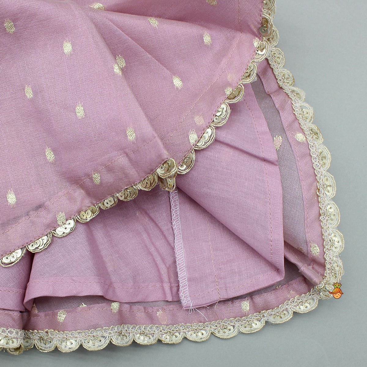 Pre Order: Flower Enhanced Kurti And Flared Palazzo