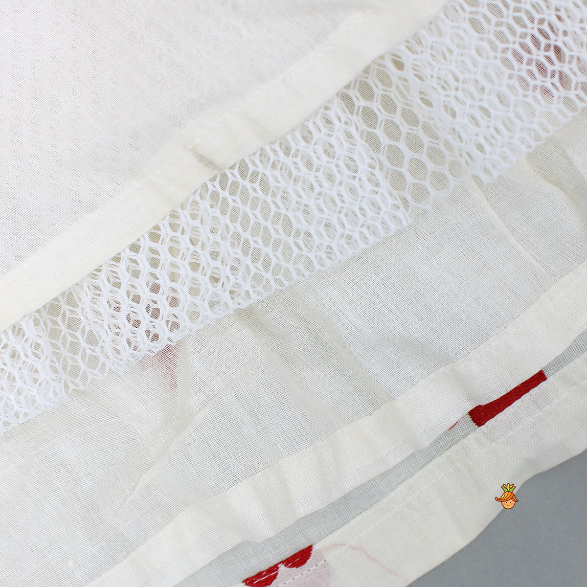 Pre Order: Heart Embroidered Stylish Tie-Up Strap Top And Lehenga