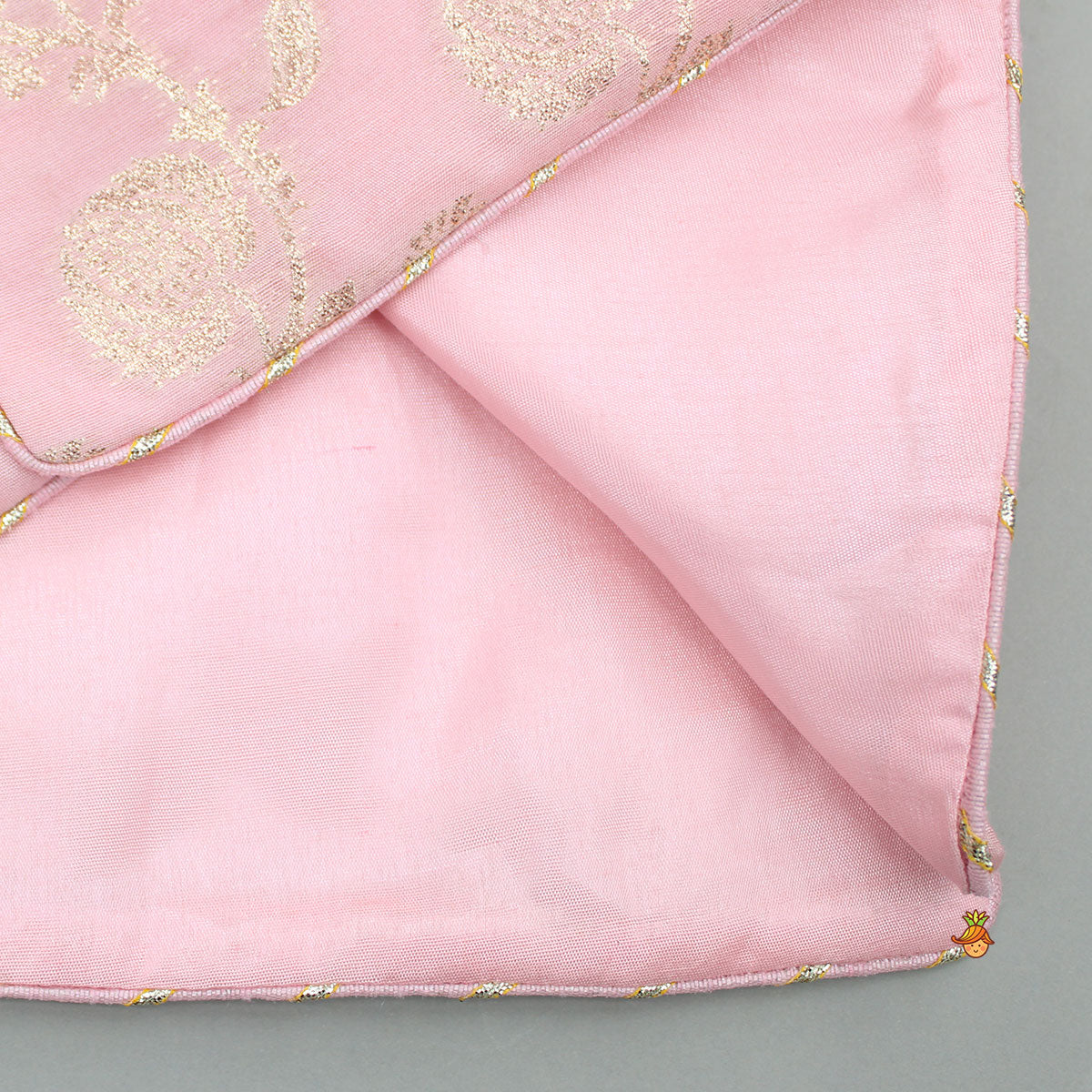 Pre Order: Embellished Pink Chanderi Sherwani And Pant