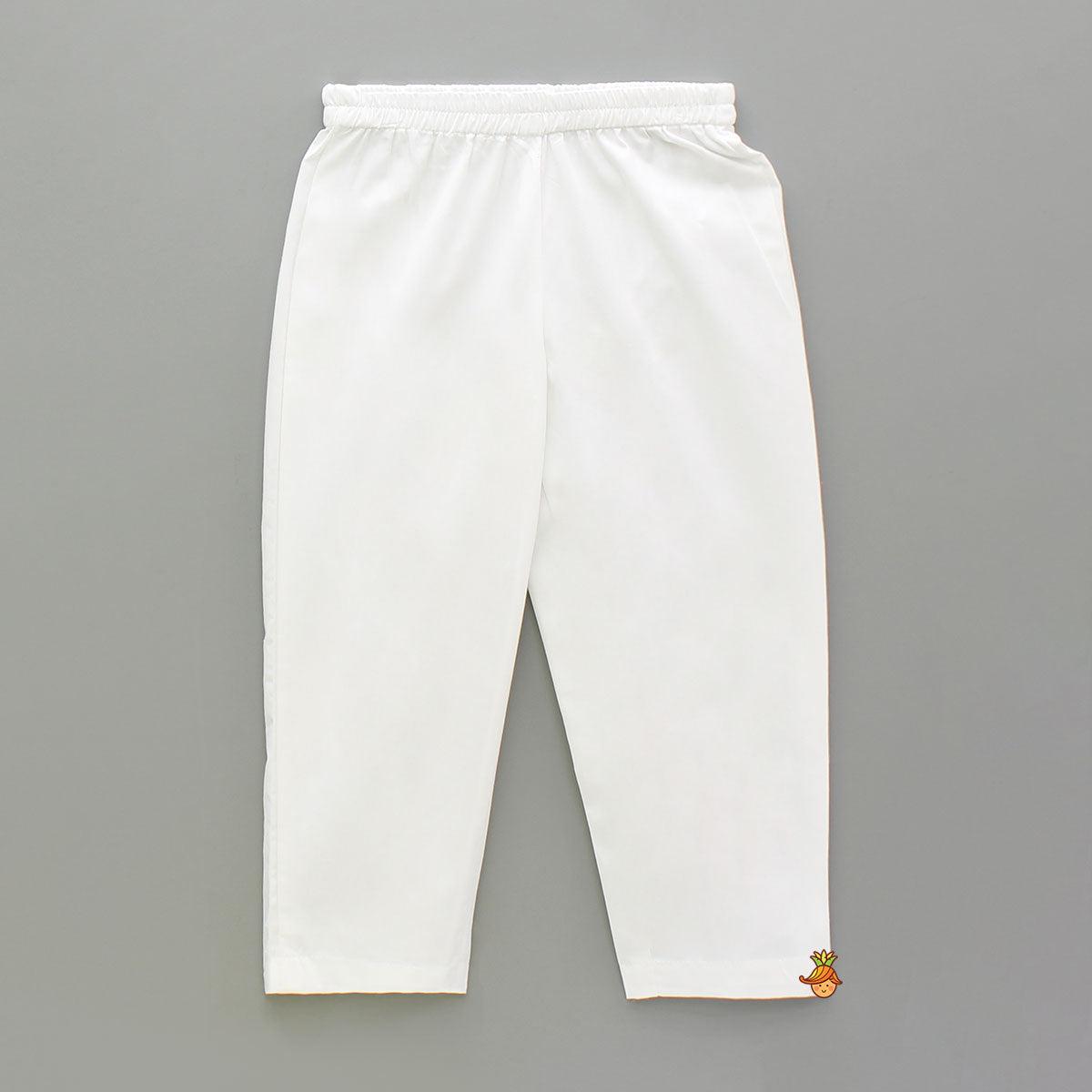 Yellow Ganpati Embroidered Jacket With Matching Kurta And Pyjama