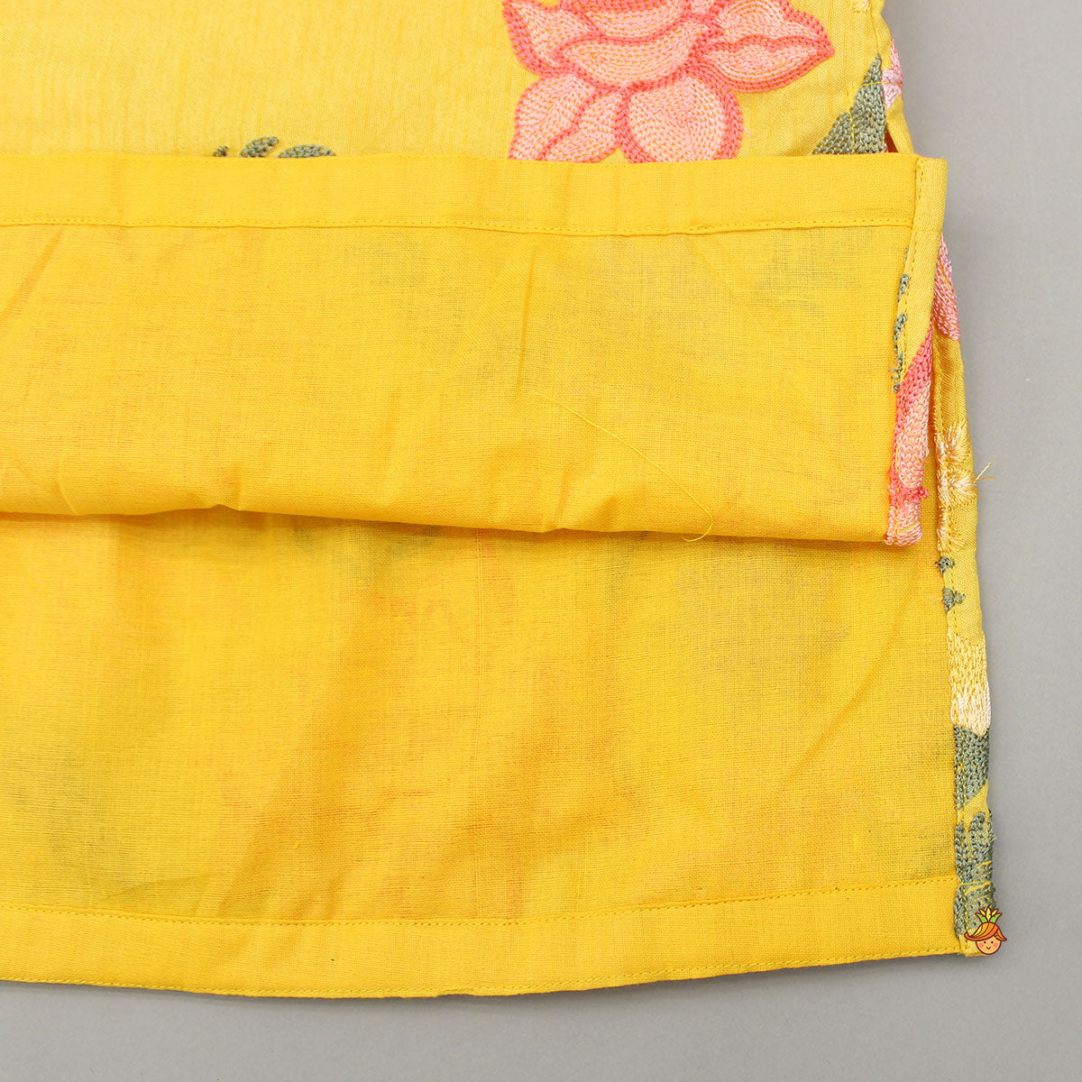 Pre Order: Yellow Embroidered Kurta And Pyjama