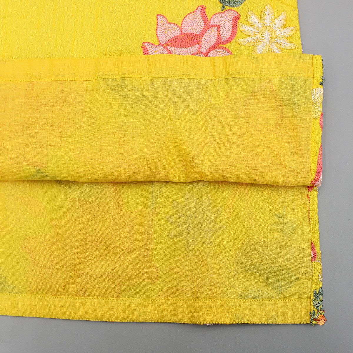 Pre Order: Yellow Embroidered Kurta And Pyjama