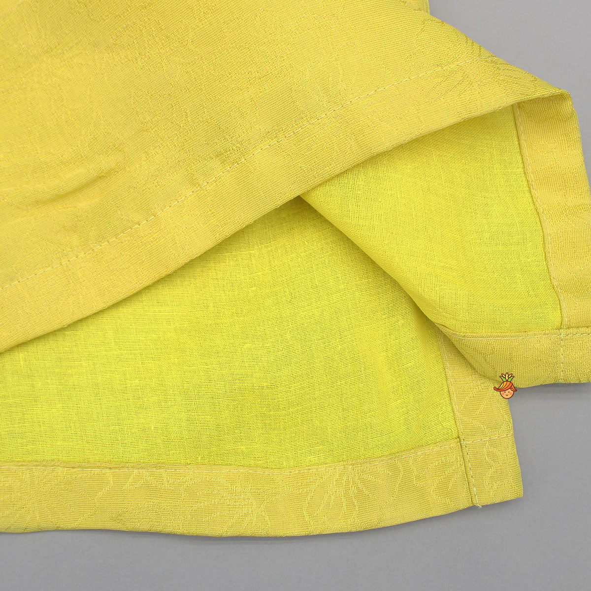 Pre Order: Yellow Embroidered Kurta And Pyjama