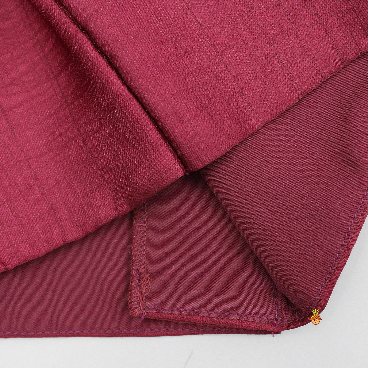 Pre Order: Maroon Embellished Top And Lehenga