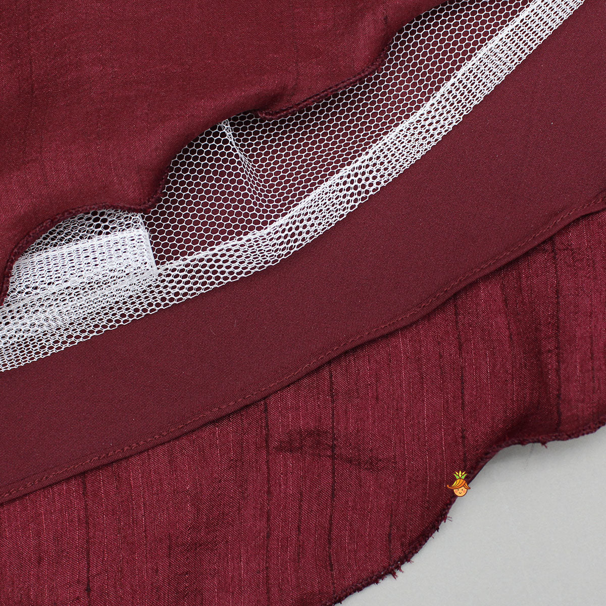Pre Order: Maroon Embellished Top And Lehenga