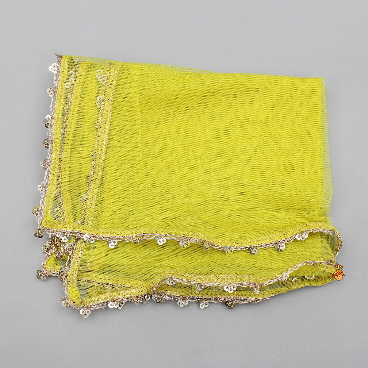 Pre Order: Faux Mirror Work Top And Palazzo With Dupatta