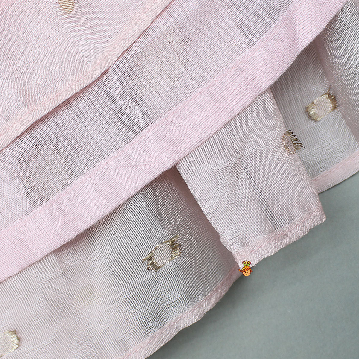 Pre Order: Halter Neck Pink Embroidered Kurti