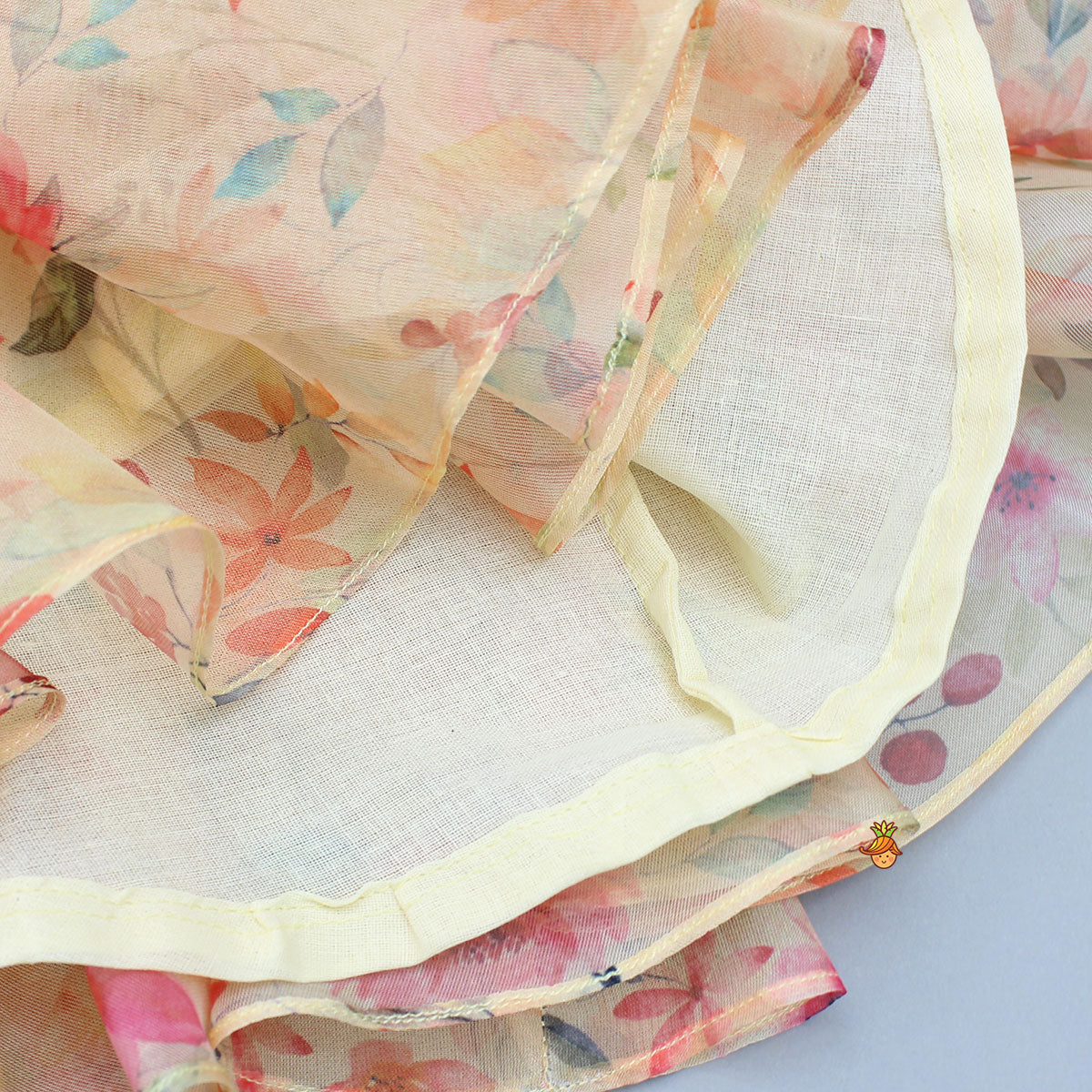 Pre Order: Yellow Floral Printed Strappy Dress