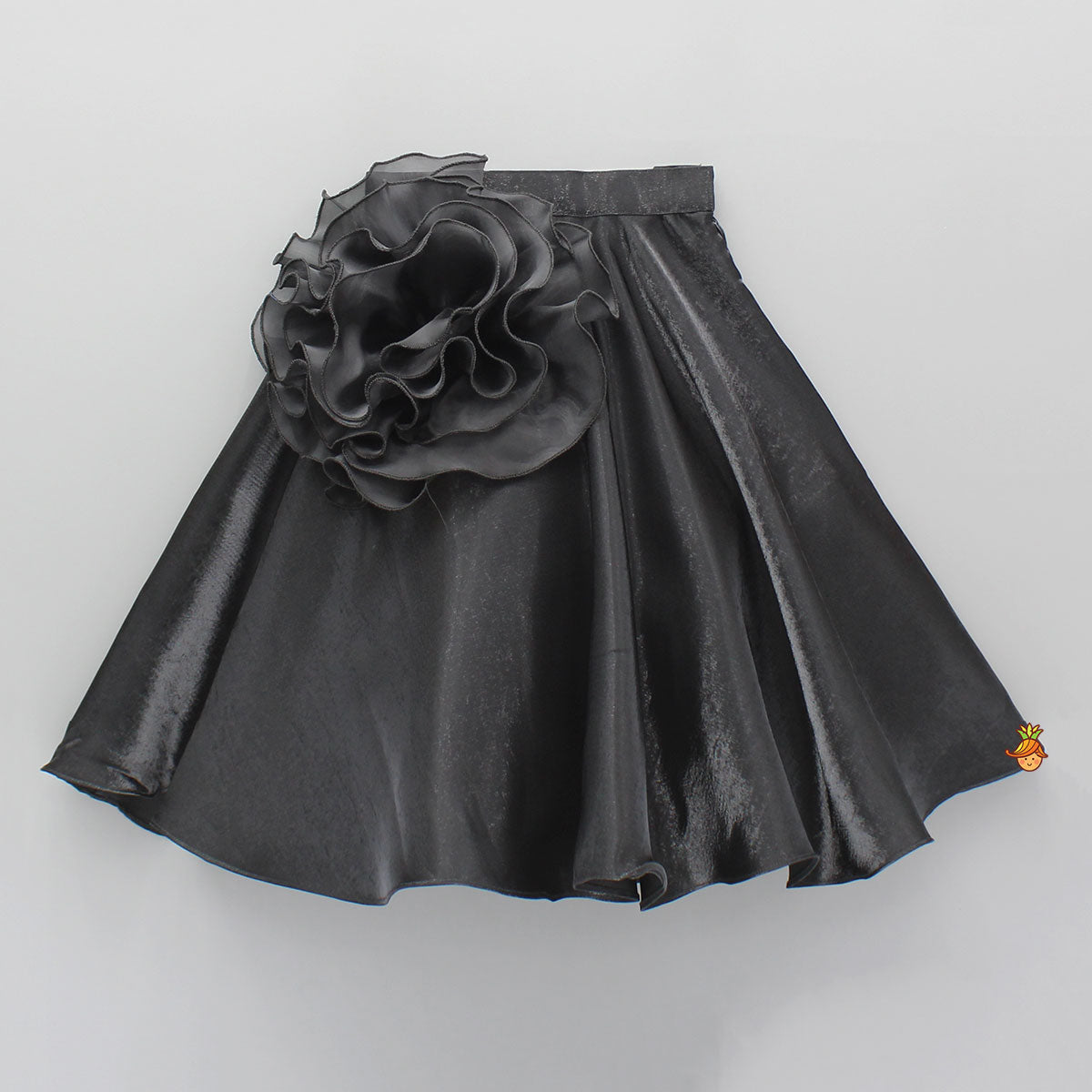Pre Order: Black Embroidered Embellished Top And Lehenga