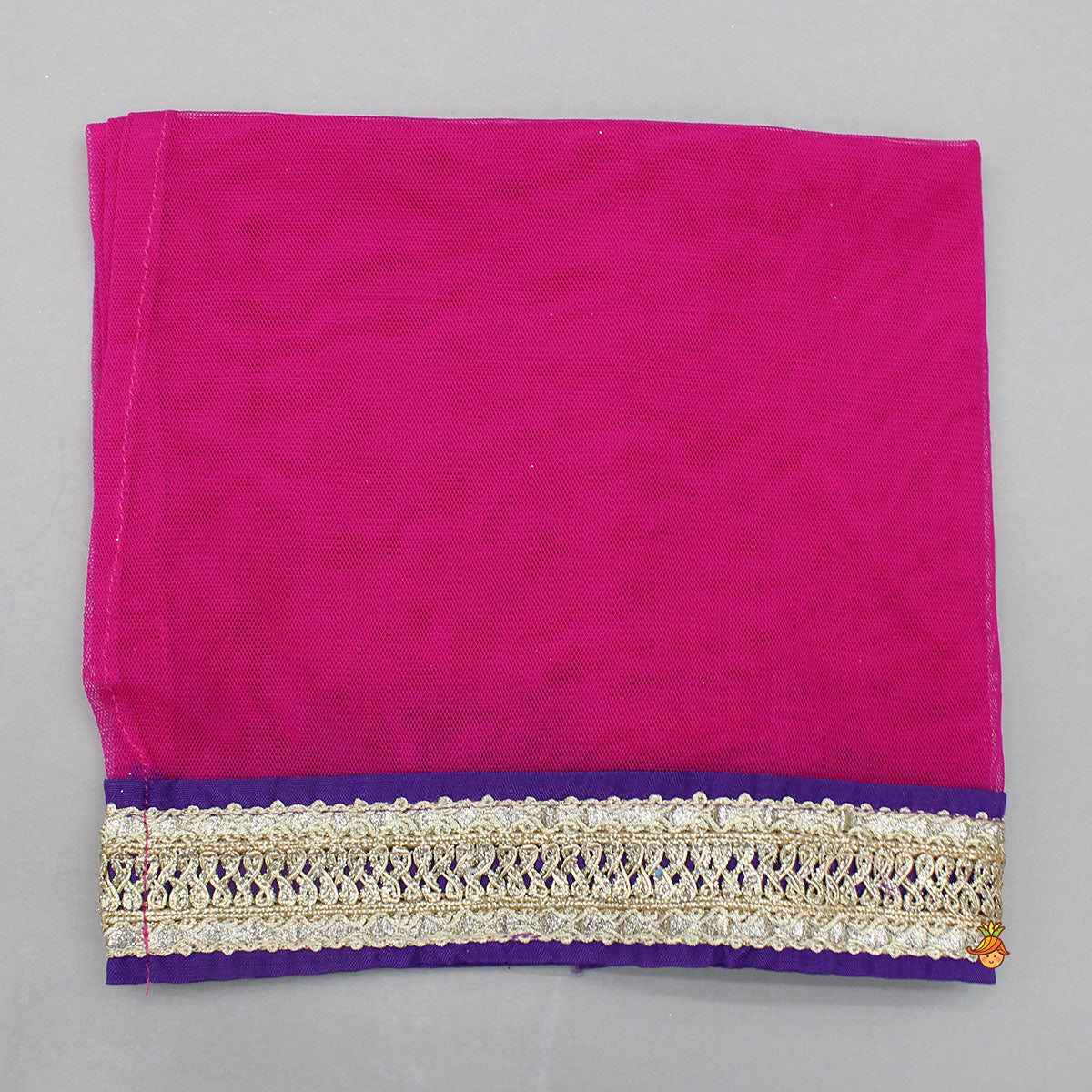 Pre Order: Purple Embellished Kurti And Salwar With Dupatta