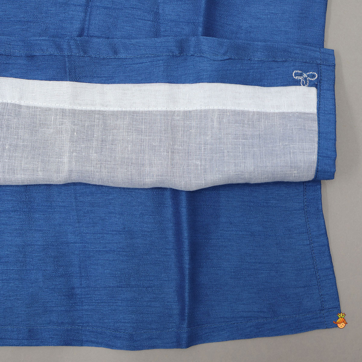 Pre Order: Blue Embroidered Kurta And Pyjama