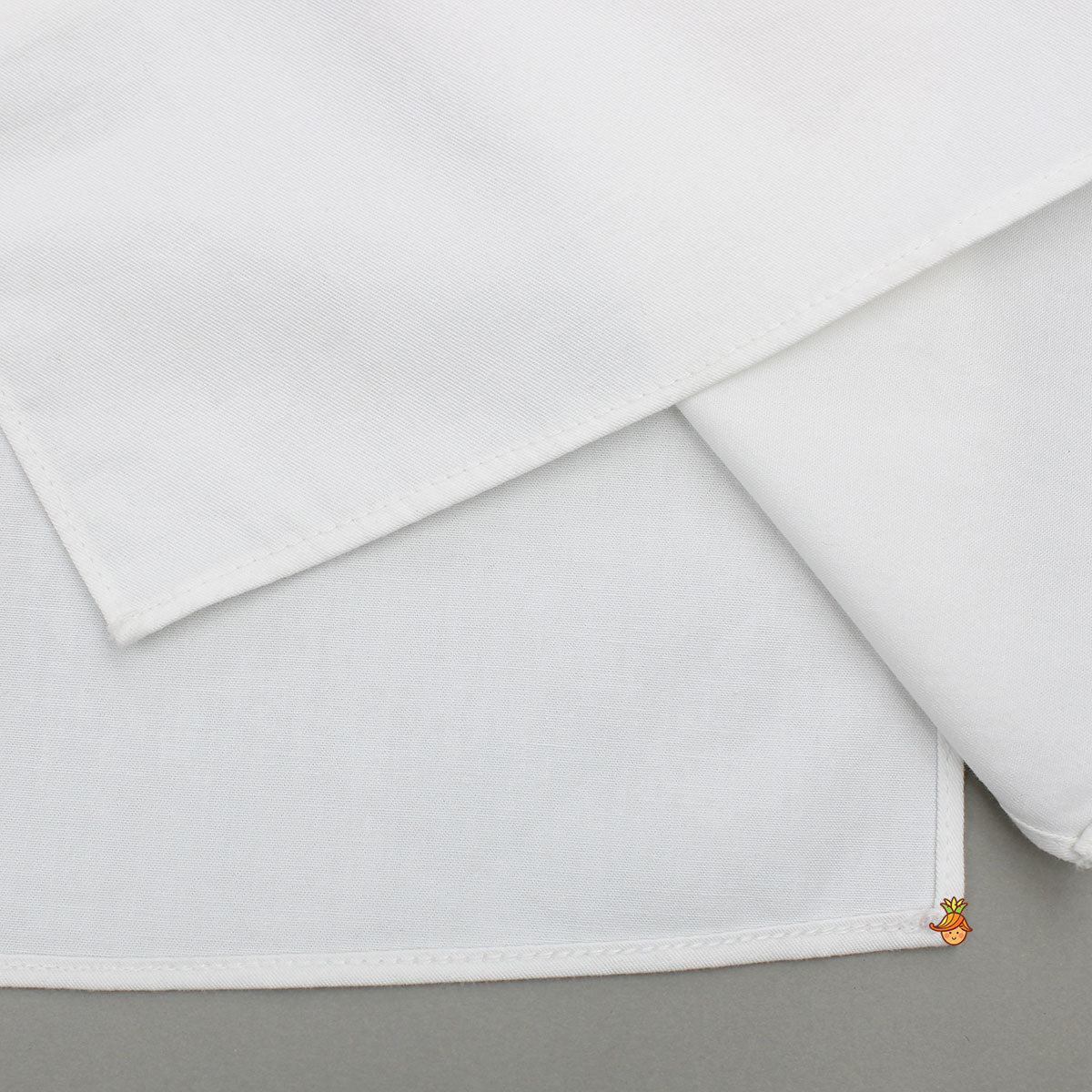 Pre Order: White Kurta With Embroidered Lace Work Jacket And Pant