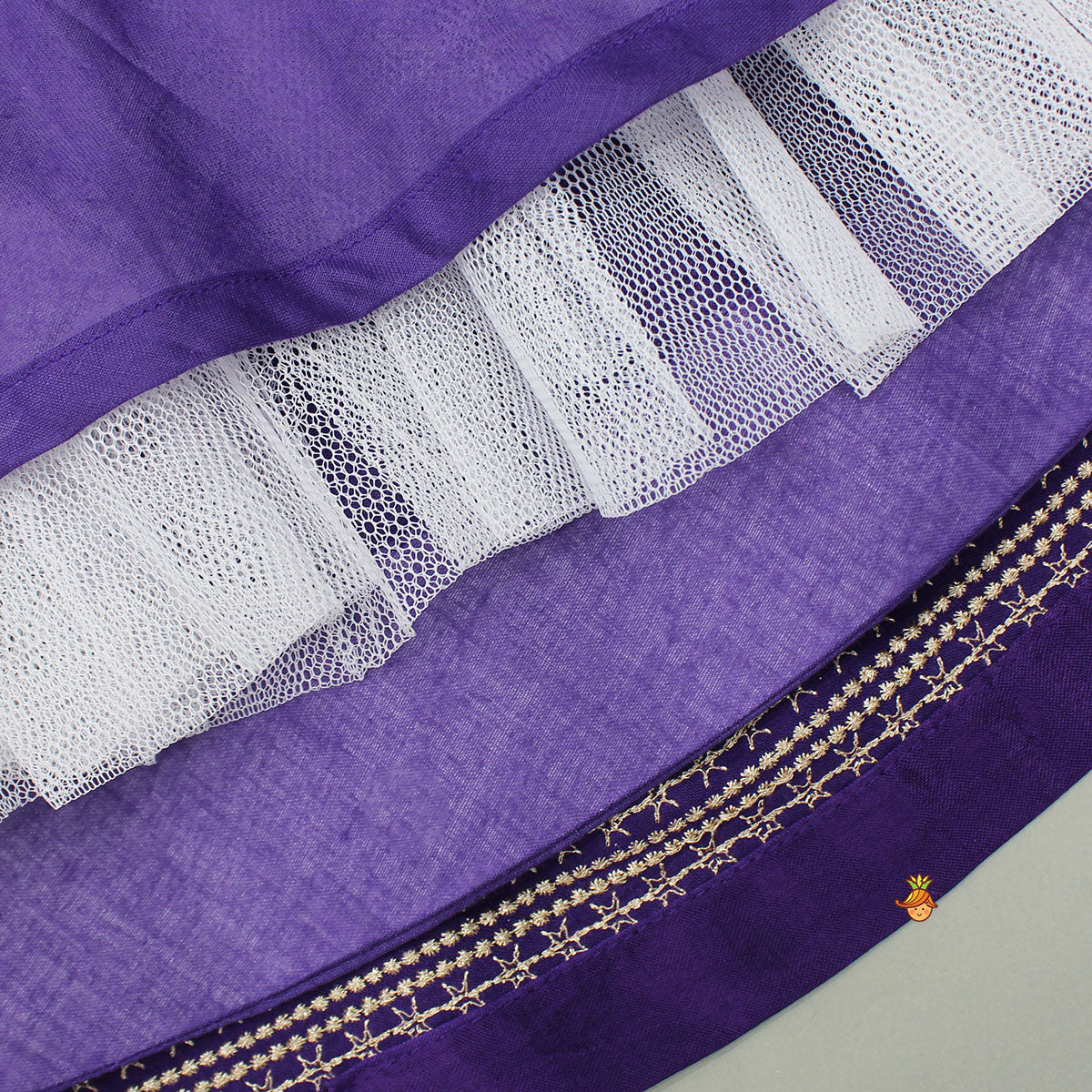 Pre Order: Sequin Embroidered Purple Lehenga