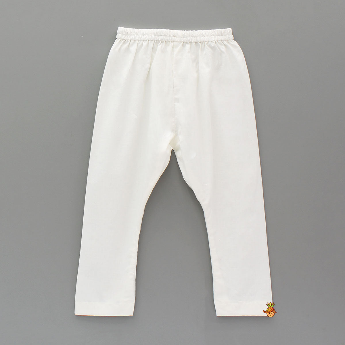 Pre Order: Red Printed Kurta And Pyjama