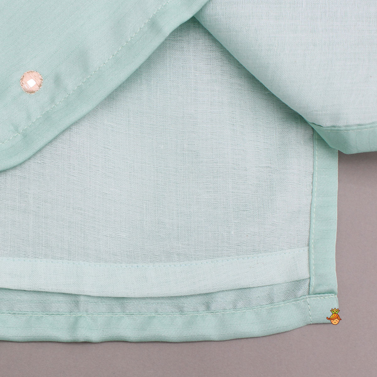 Pre Order: Green Embroidered Kurta And Pyjama