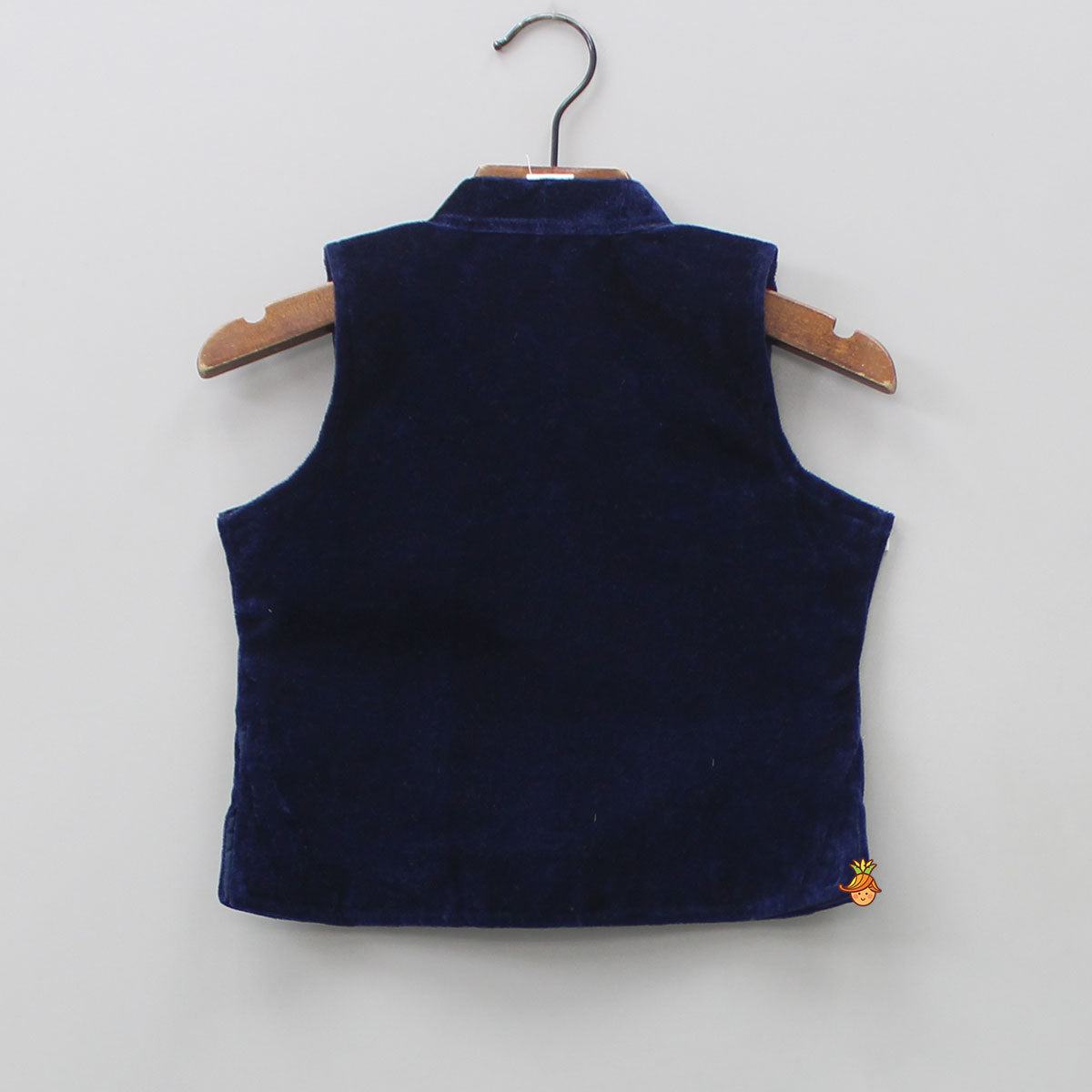 Dark Blue Velvet Jacket