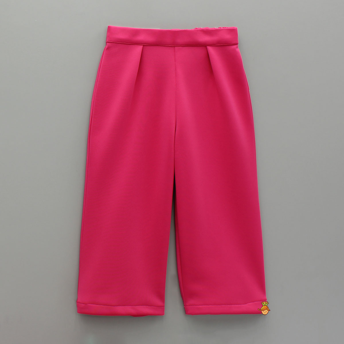 Pre Order: Pink Embroidered Blazer Jacket Style Top And Pant