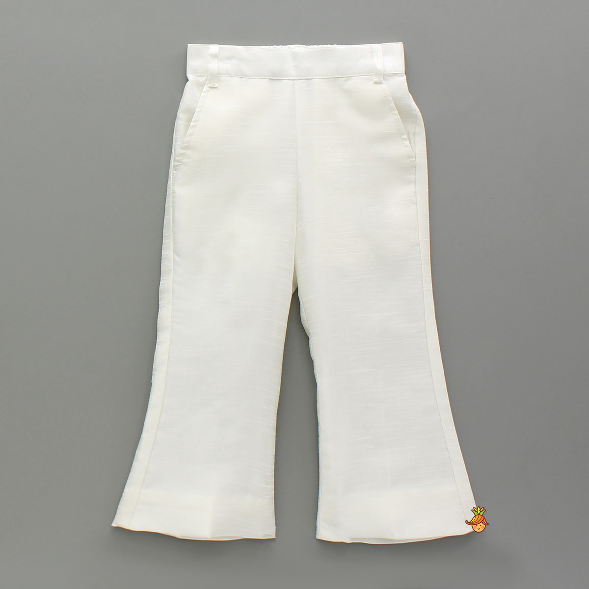 Pre Order: Off White Embroidered Stylish Top And Pant