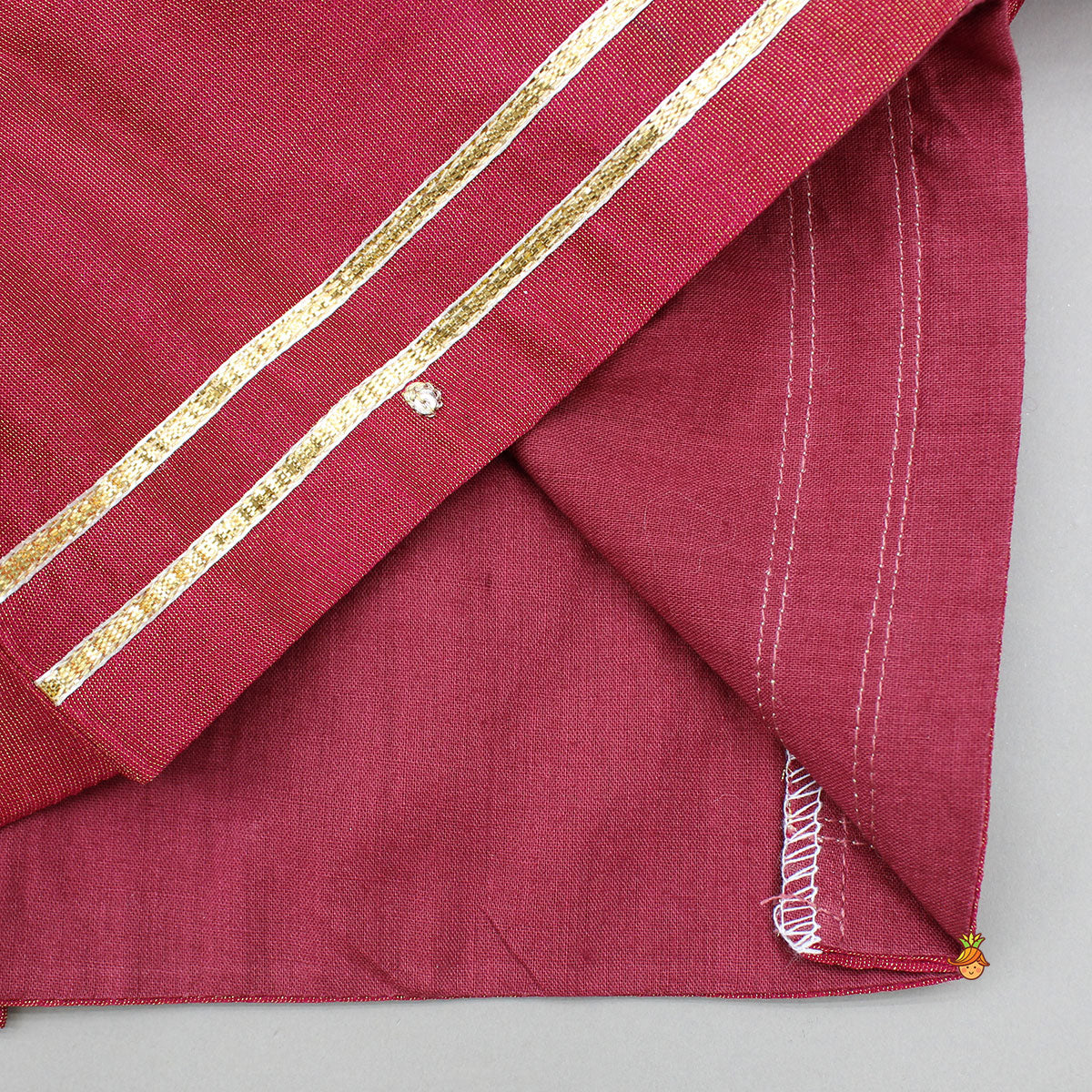 Pre Order: Maroon Embroidered Top And Lehenga With Dupatta