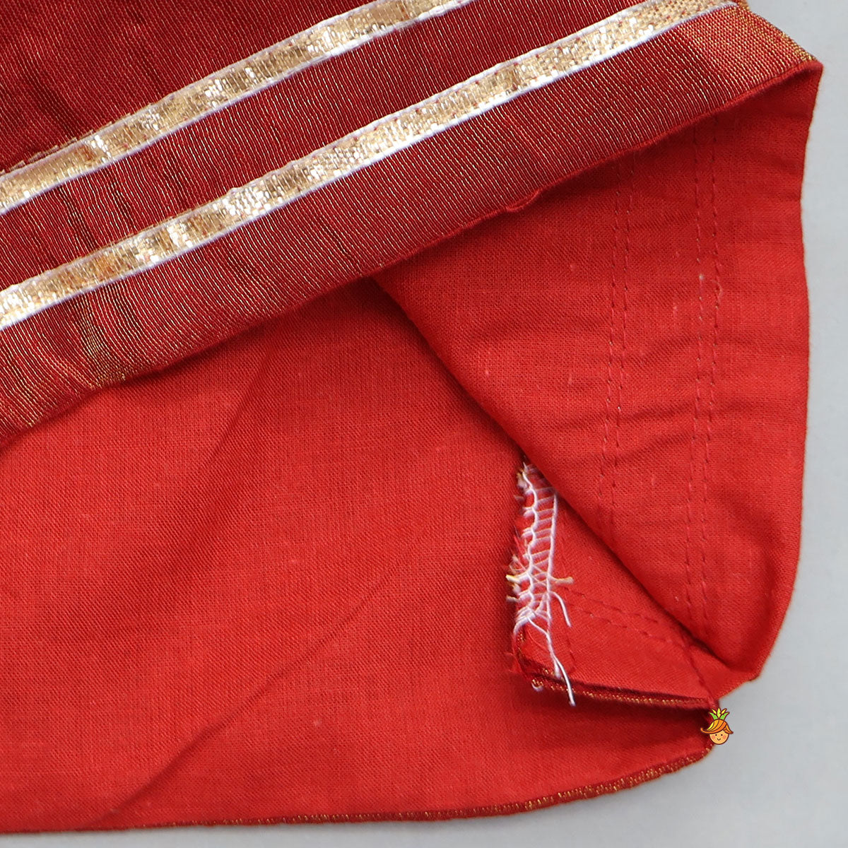 Pre Order: Maroon Embroidered Top And Lehenga With Dupatta