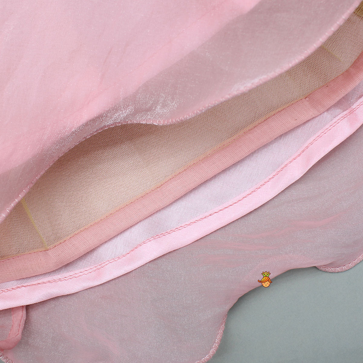 Pre Order: Pink Embroidered Anarkali With Dupatta