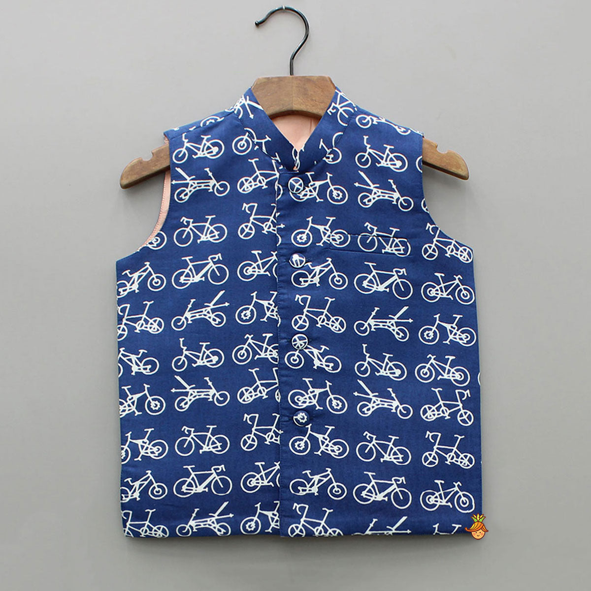Pre Order: Blue Vehicle Printed Jacket
