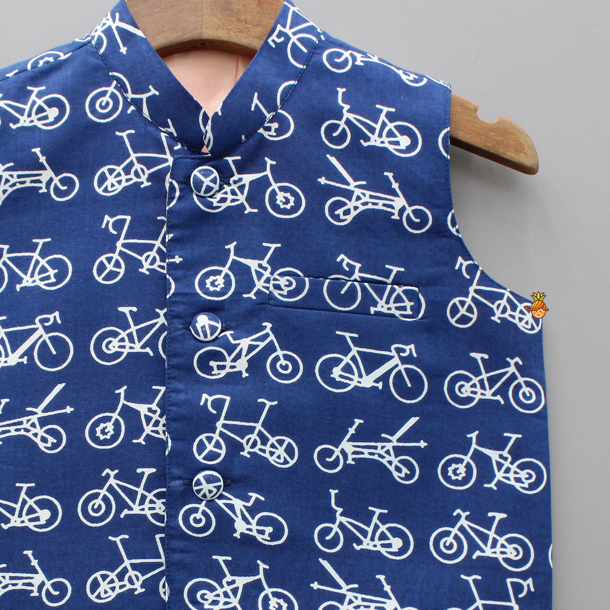 Pre Order: Blue Vehicle Printed Jacket
