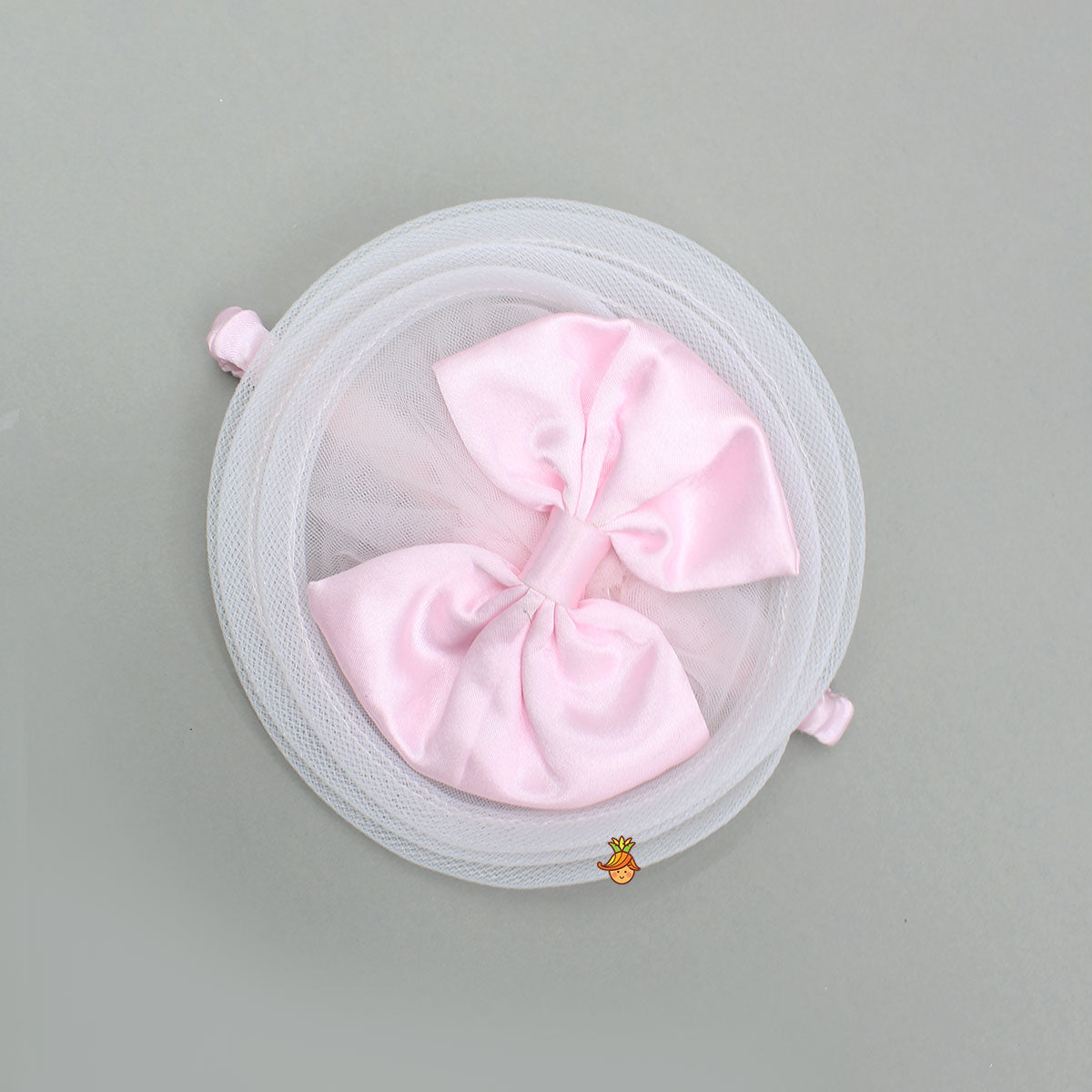 Pre Order: Pink One Shoulder Embellished Dress With Detachable Trial And Bow With Matching Swirled Bowie Headband