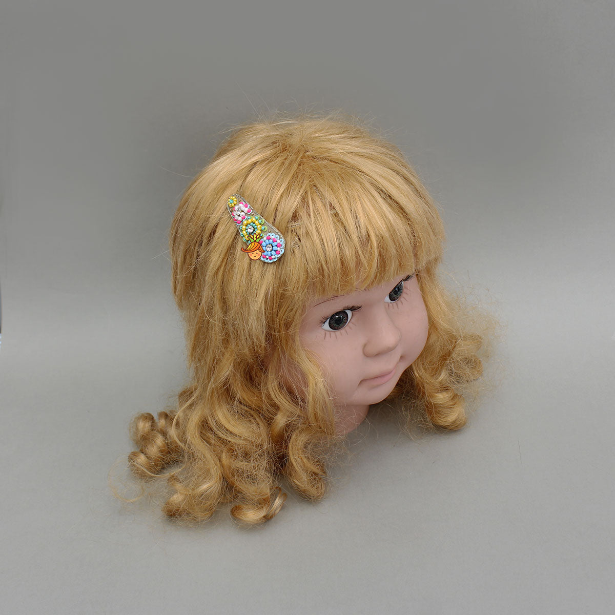 Cute Floral Beaded Hair Clips