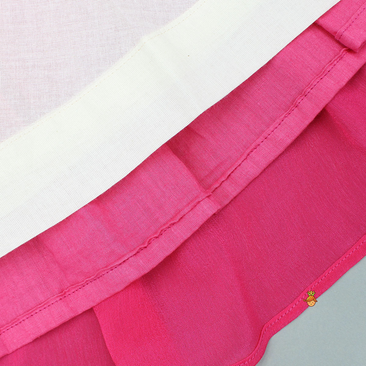 Pre Order: Pink Embroidered One Shoulder Top And Lehenga With Dupatta