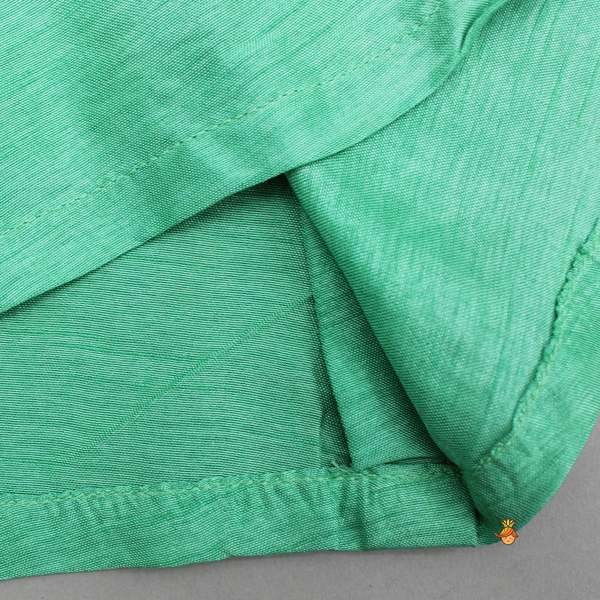 Pre Order: Green Embroidered Kurti And Flared Palazzo