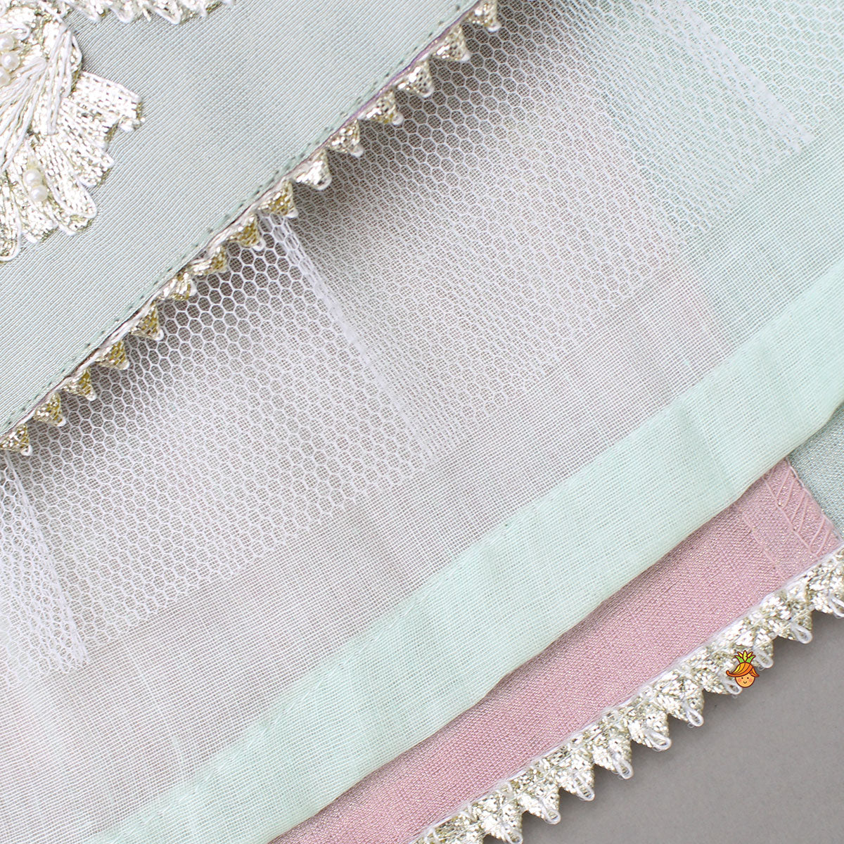 Pre Order: Colour Blocked Multicoloured Lehenga