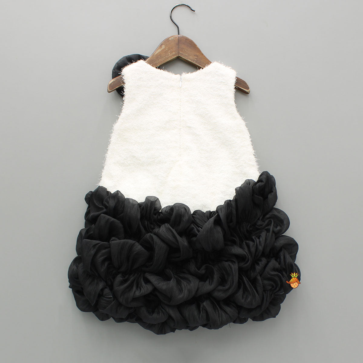 Pre Order: Embellished Dress With Ruffled Detailing