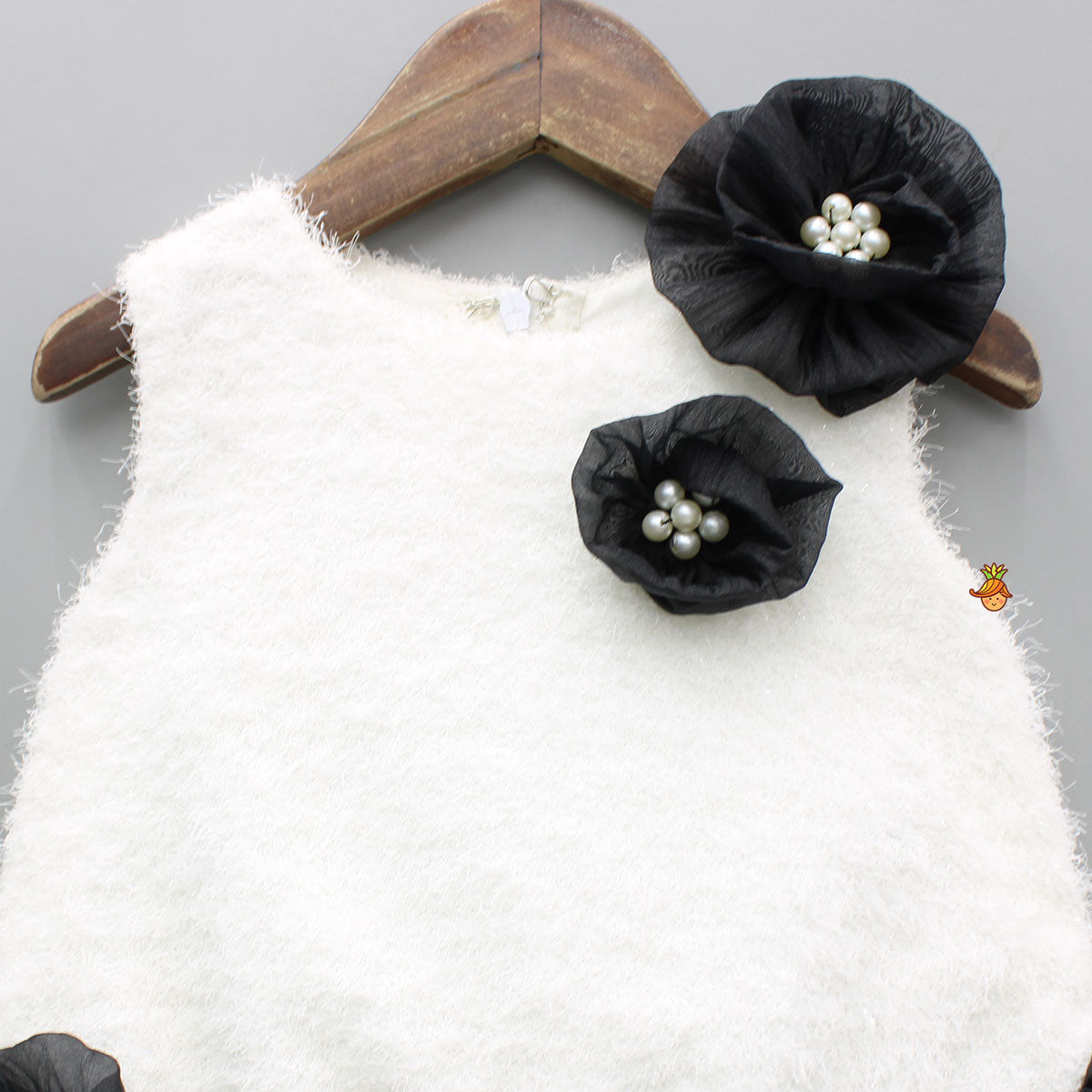 Pre Order: Embellished Dress With Ruffled Detailing