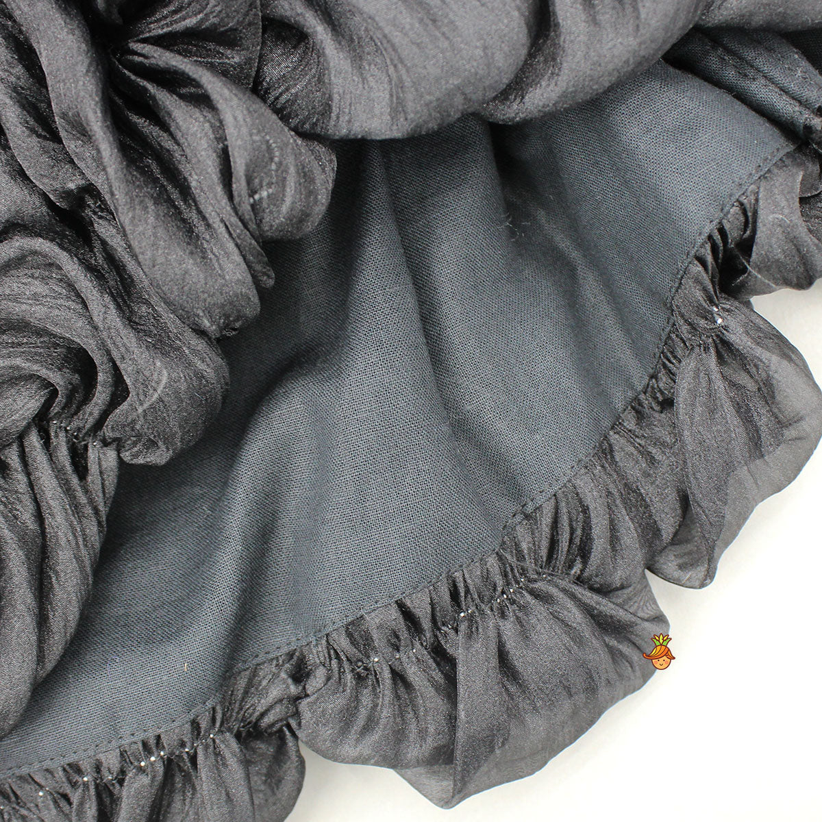 Pre Order: Embellished Dress With Ruffled Detailing