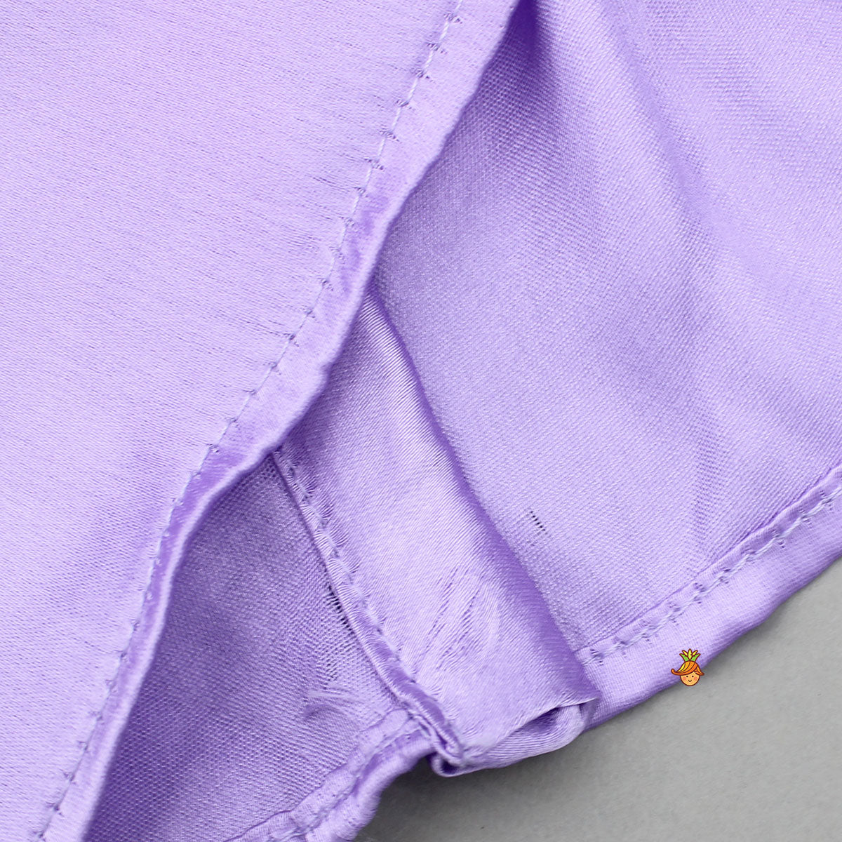 Pre Order: Lavender Embellished Pleated Dhoti Style Dress