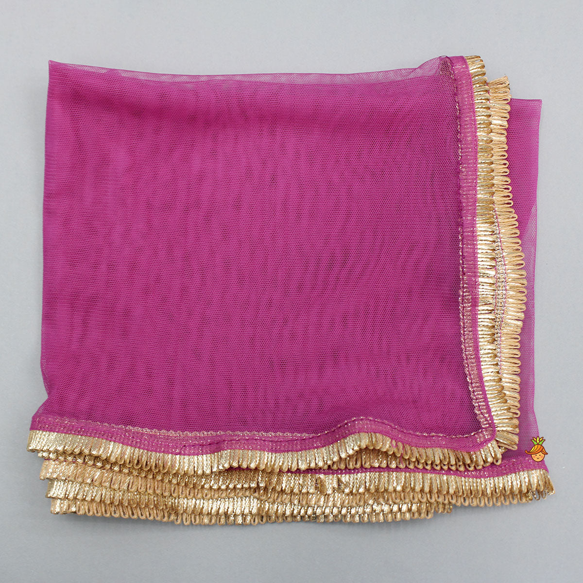 Pink Strappy Kurti With Matching Pant And Dupatta