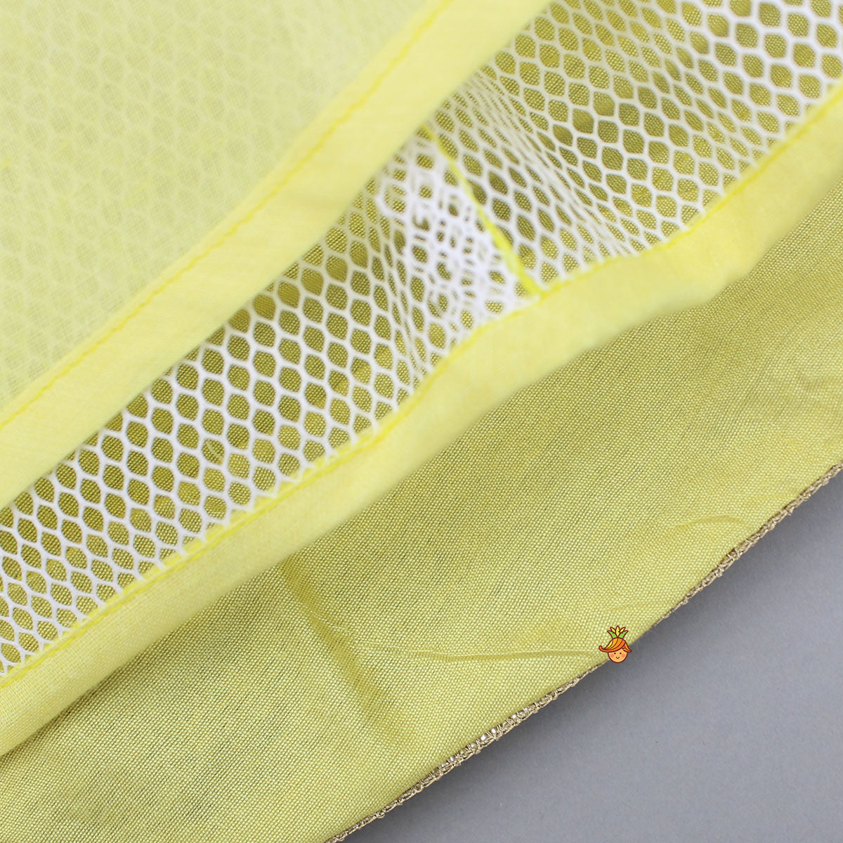 Pre Order: Green Printed Anarkali With Attached Dupatta