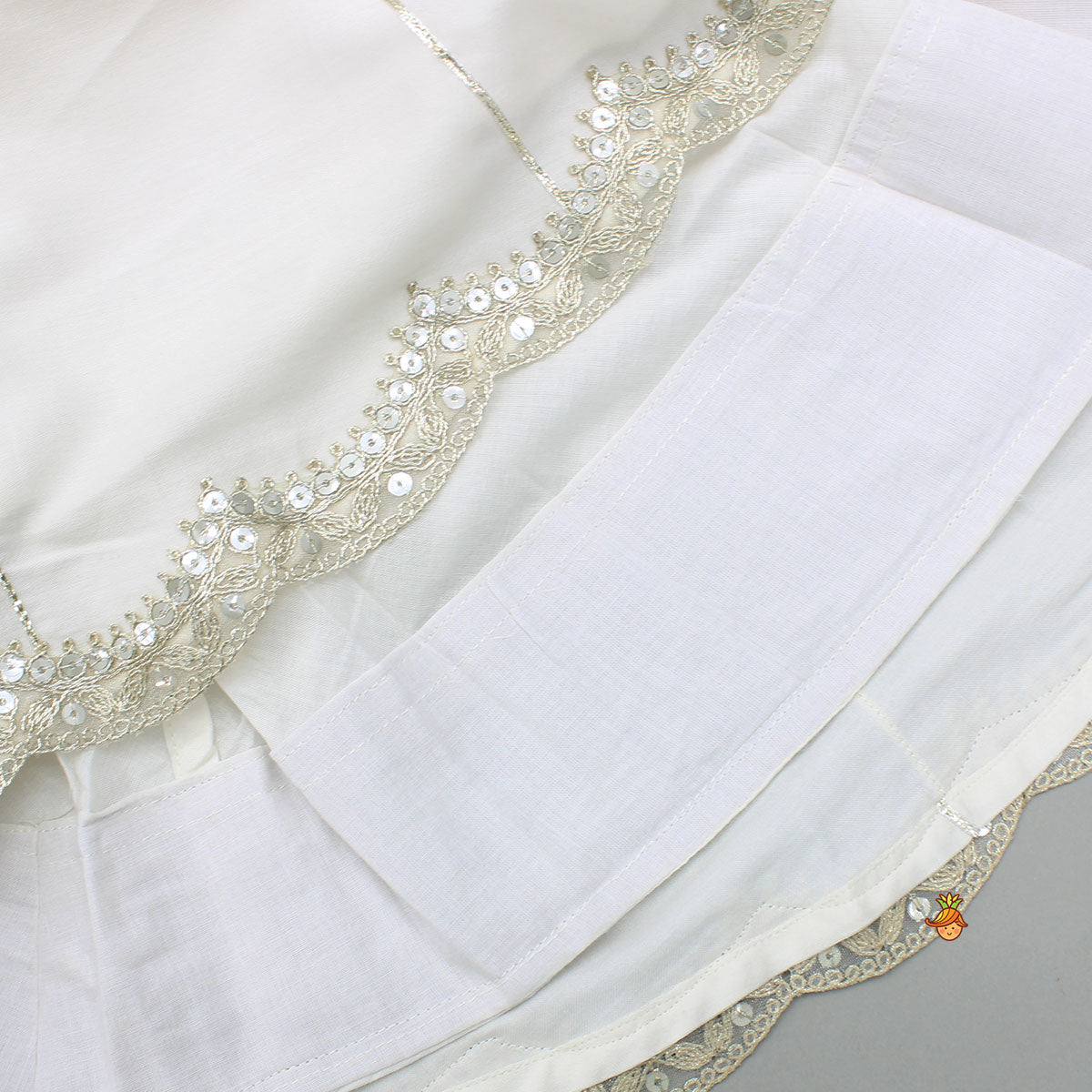 Pre Order: Off White Halter Neck Embellished Top And Lehenga With Dupatta