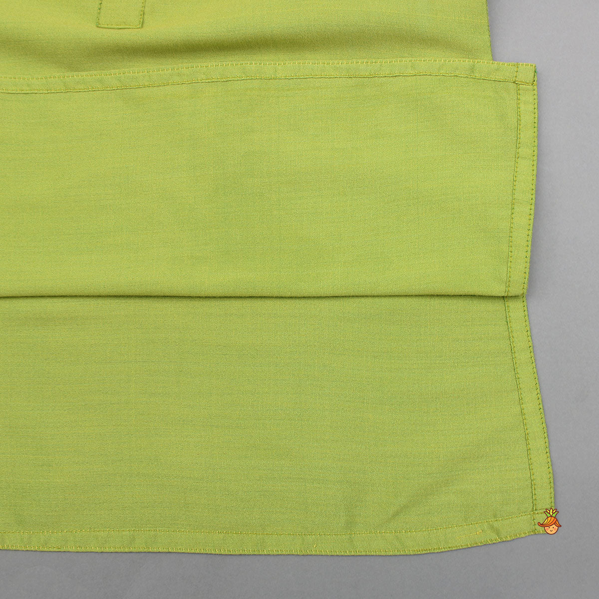 Pre Order: Green Kurta With Bird Embroidered Jacket And Pyjama