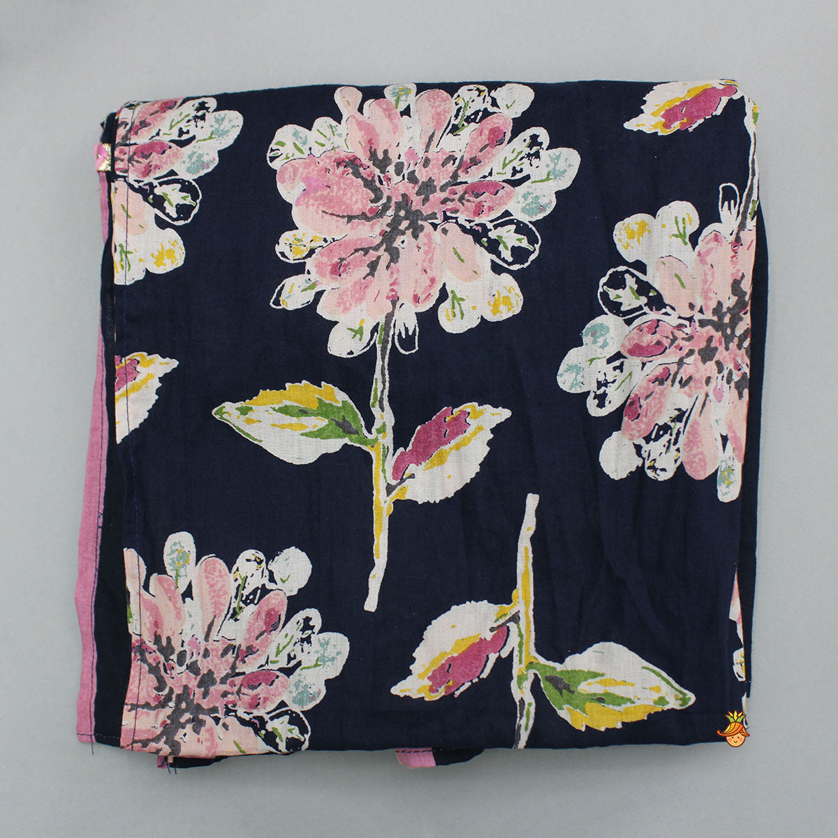 Pre Order: Multicolour Floral Printed Top And Lehenga With Dupatta