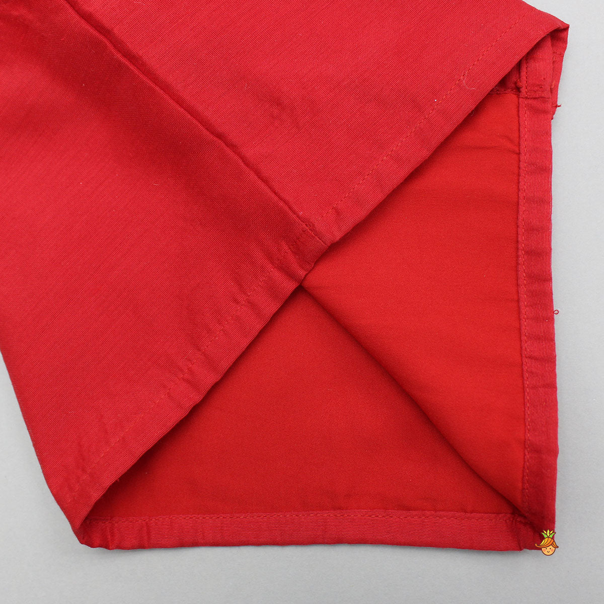 Red Halter Neck Top And Elephant Print Palazzo