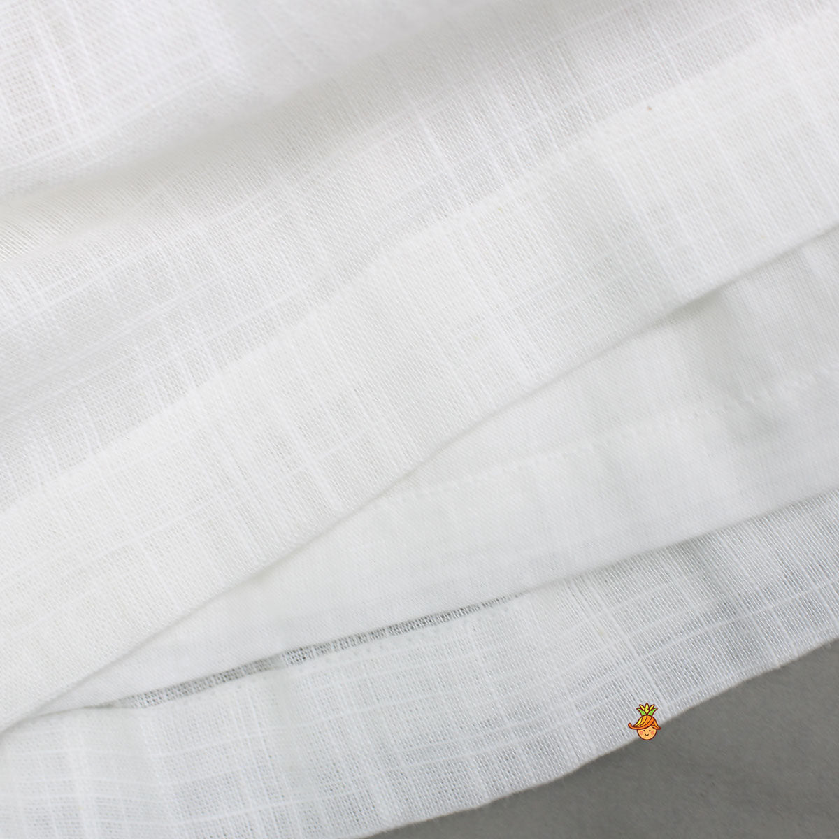 Cute Floral Embroidered Crop Top With Skorts