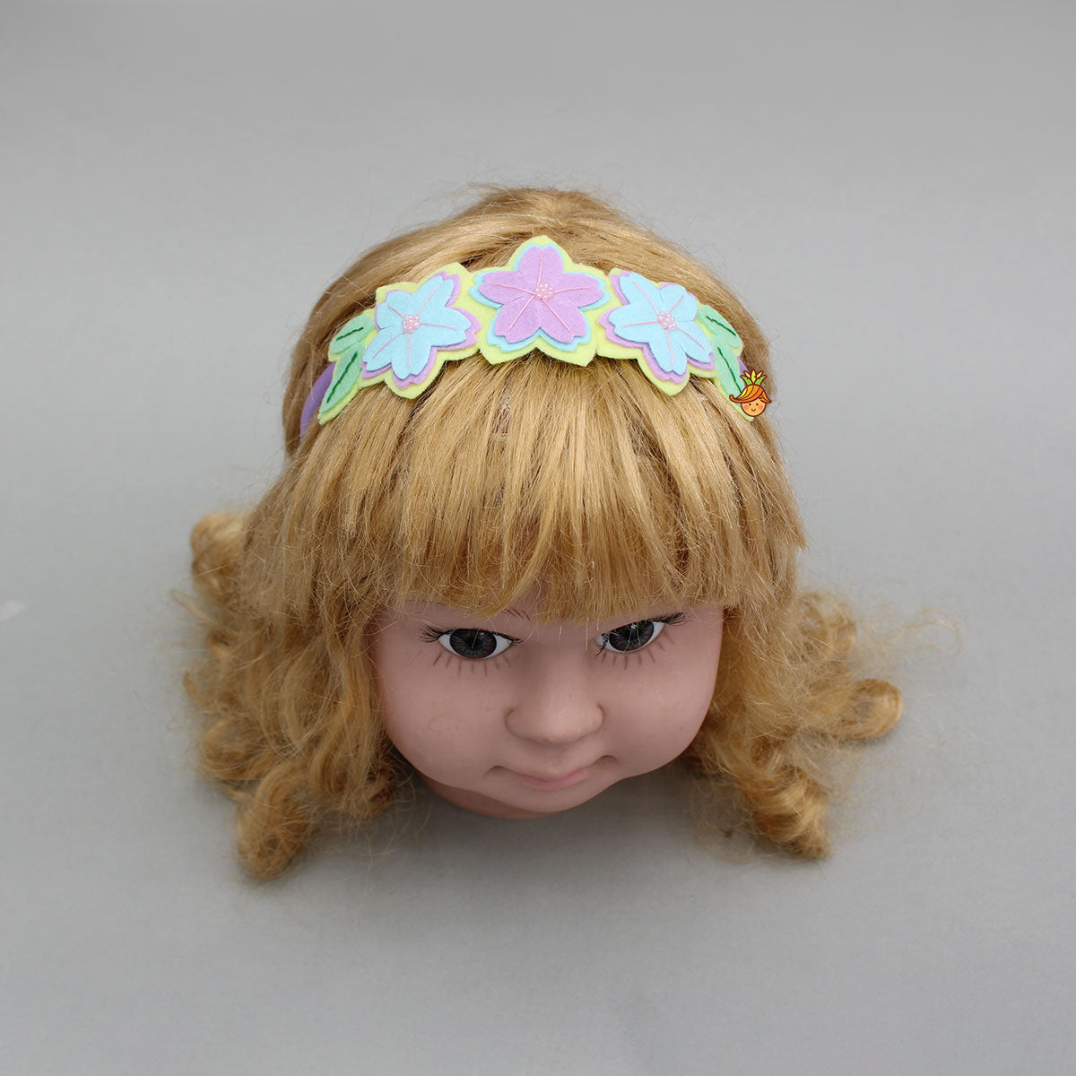 Multicoloured Artificial Flower Embellished Hairband