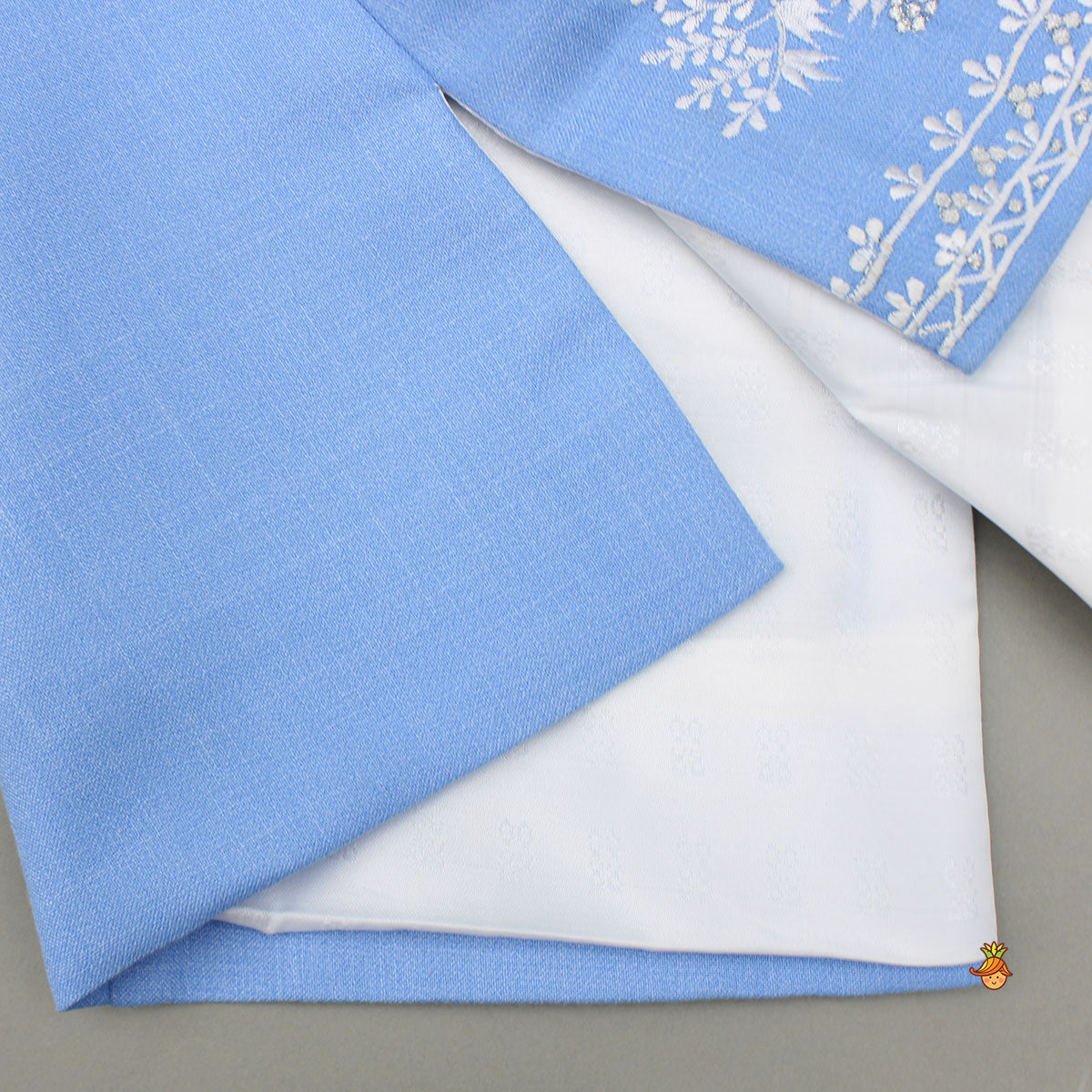 Pre Order: Blue Bird Embroidered Sherwani And Pant