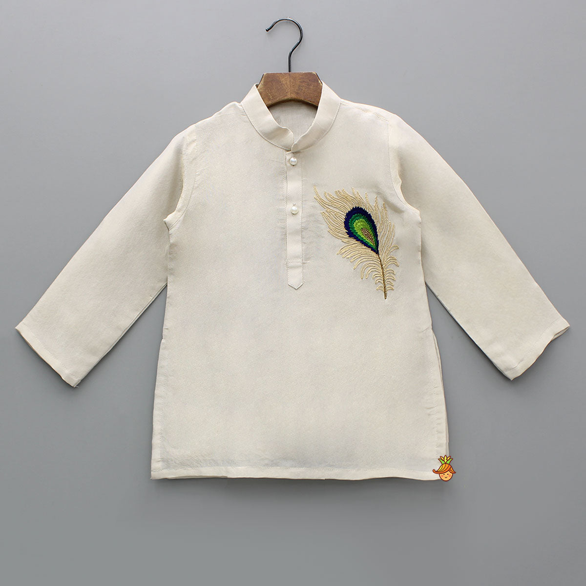 Pre Order: Mor Pankh Embroidered Shimmer Kurta And Pyjama