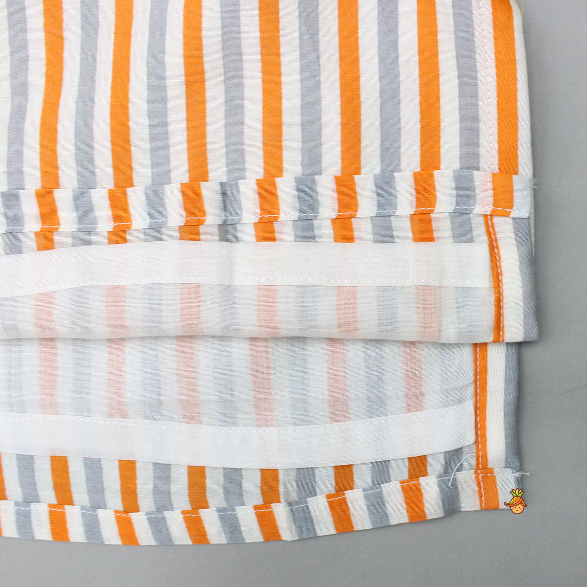 Pre Order: Multicolor Striped Printed Kurta With Pyjama