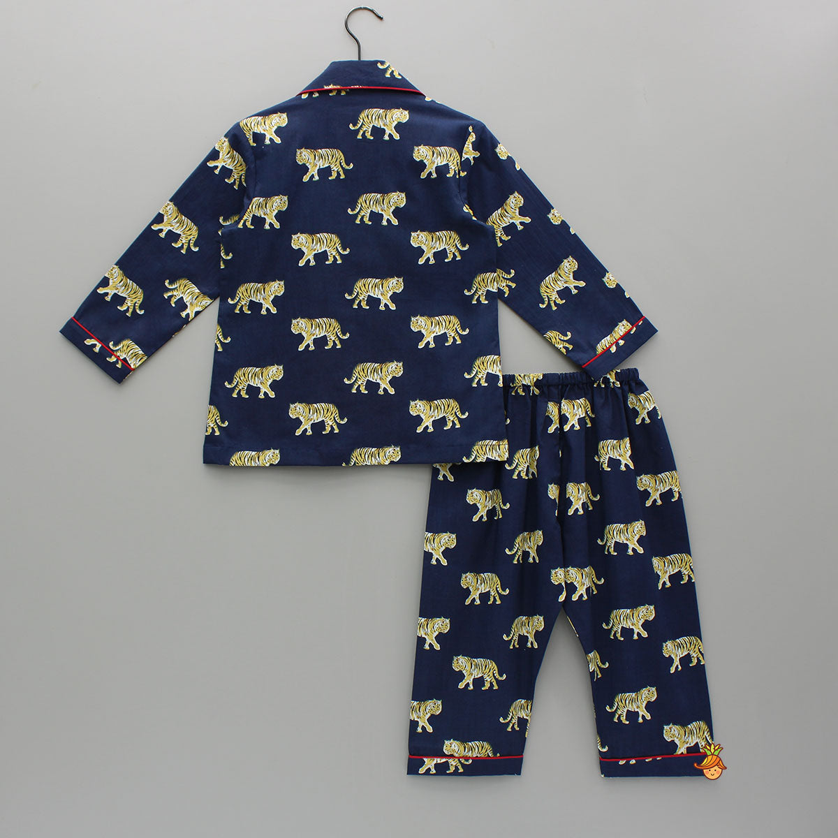 Pre Order: Animal Printed Blue Cotton Sleepwear