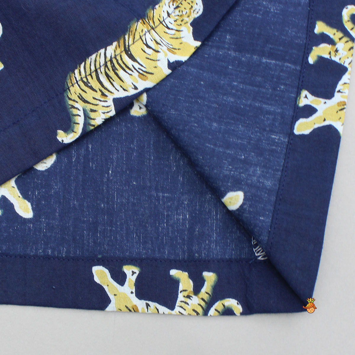 Pre Order: Animal Printed Blue Cotton Sleepwear